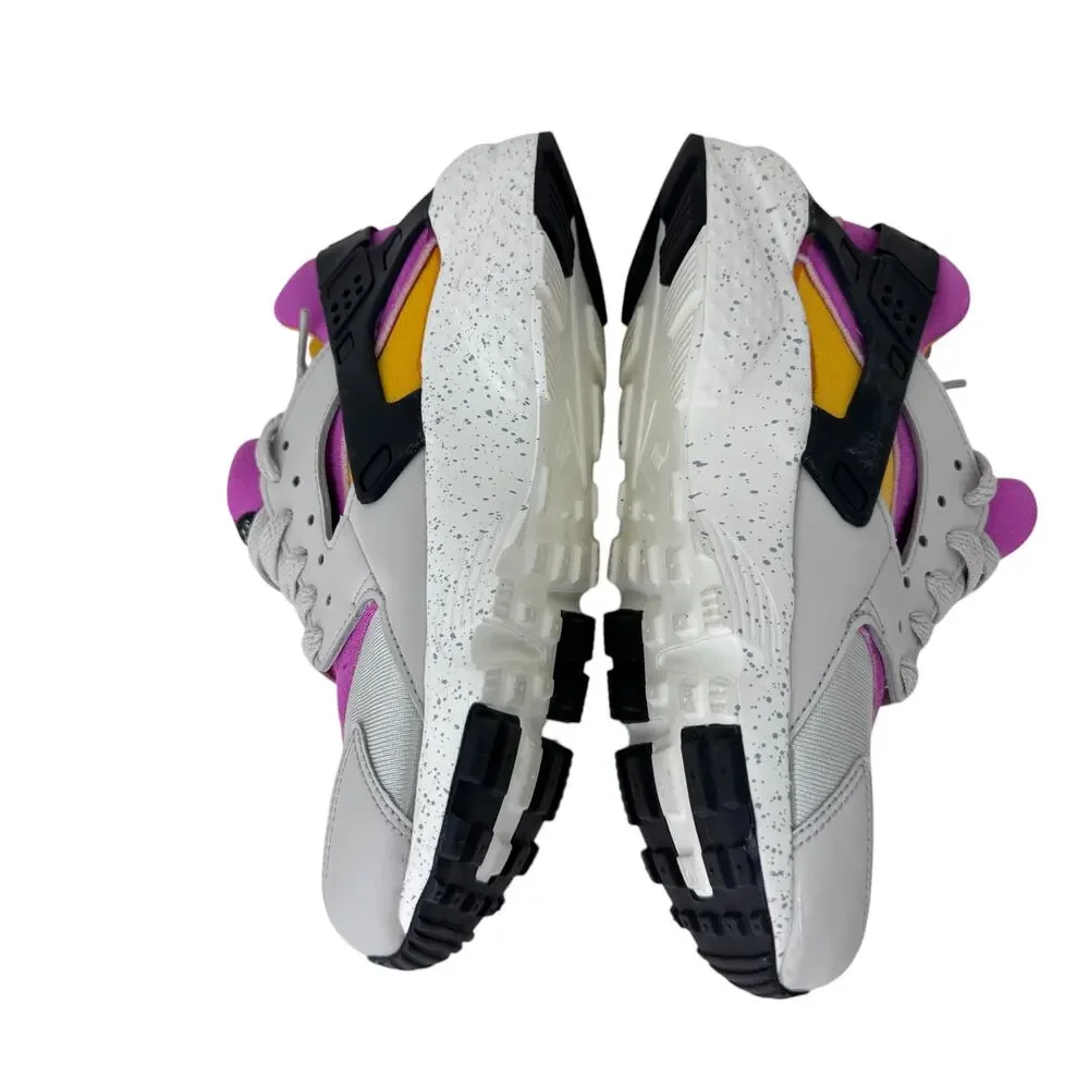 Nike Huarache Run Grade-School Running Shoes 6.5Y Light‎ Bone/Pink 654275-043